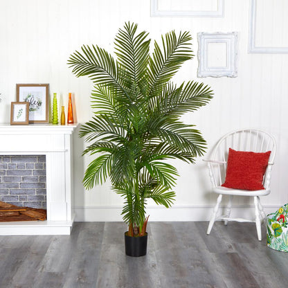 6ft. Areca Palm Artificial Tree Green