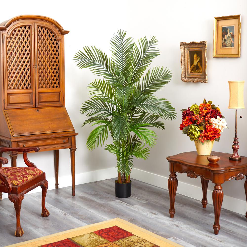6ft. Areca Palm Artificial Tree Green