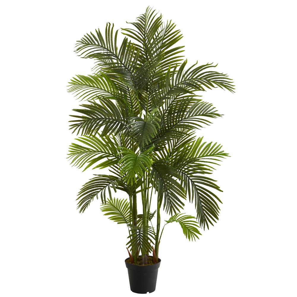 6ft. Areca Palm Artificial Tree, Green
