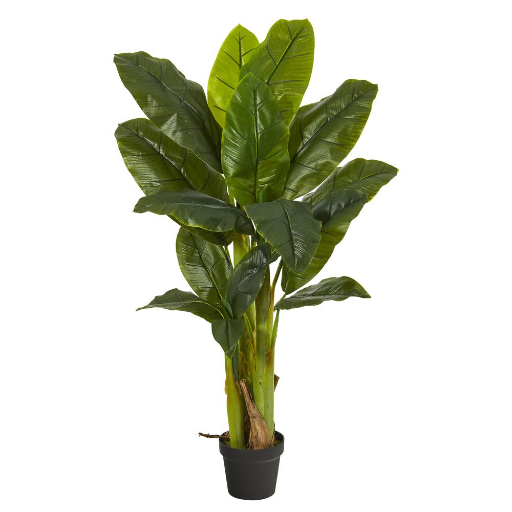 4ft. Triple Stalk Banana Tree (Real Touch)