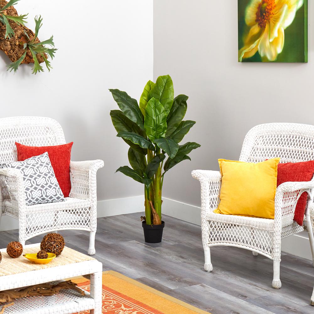 4ft. Triple Stalk Banana Tree (Real Touch)