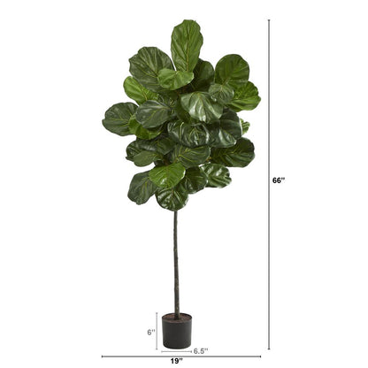 5.5ft. Fiddle Leaf Artificial Tree