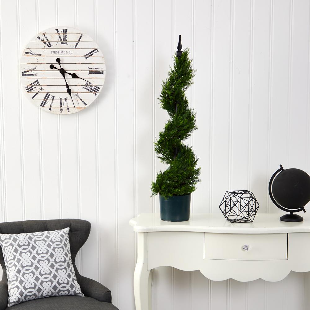 3ft. Cypress Spiral Topiary Artificial Tree