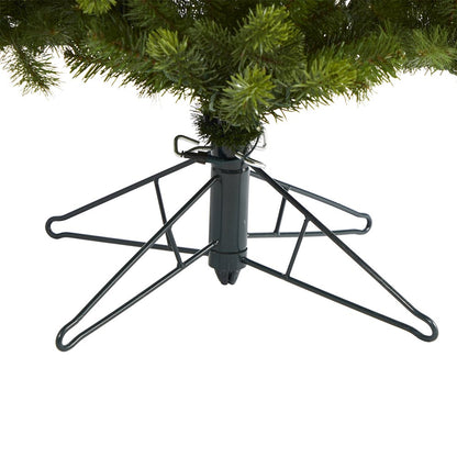6.5ft. Slim Colorado Mountain Spruce Christmas Tree with 450 Warm LED Lights