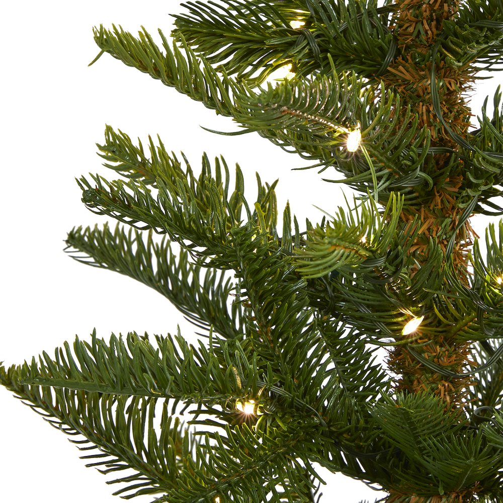 5ft. Alaskan Alpine Artificial Christmas Tree with 100 Clear Microdot LED Lights