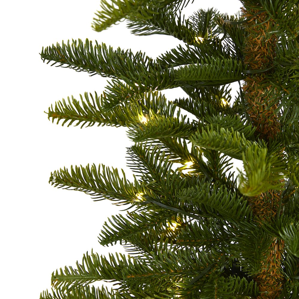 6ft. Alaskan Alpine Artificial Christmas Tree with 100 Clear Microdot LED Lights