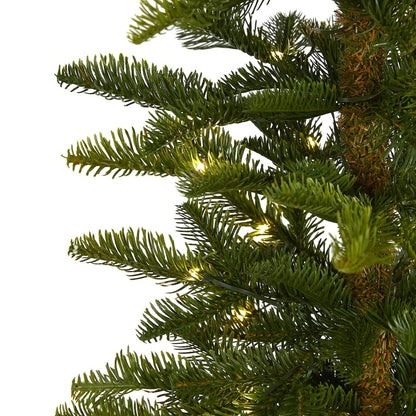 6ft. Alaskan Alpine Artificial Christmas Tree with 100 Clear Microdot LED Lights