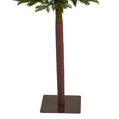 6ft. Alaskan Alpine Artificial Christmas Tree with 100 Clear Microdot LED Lights