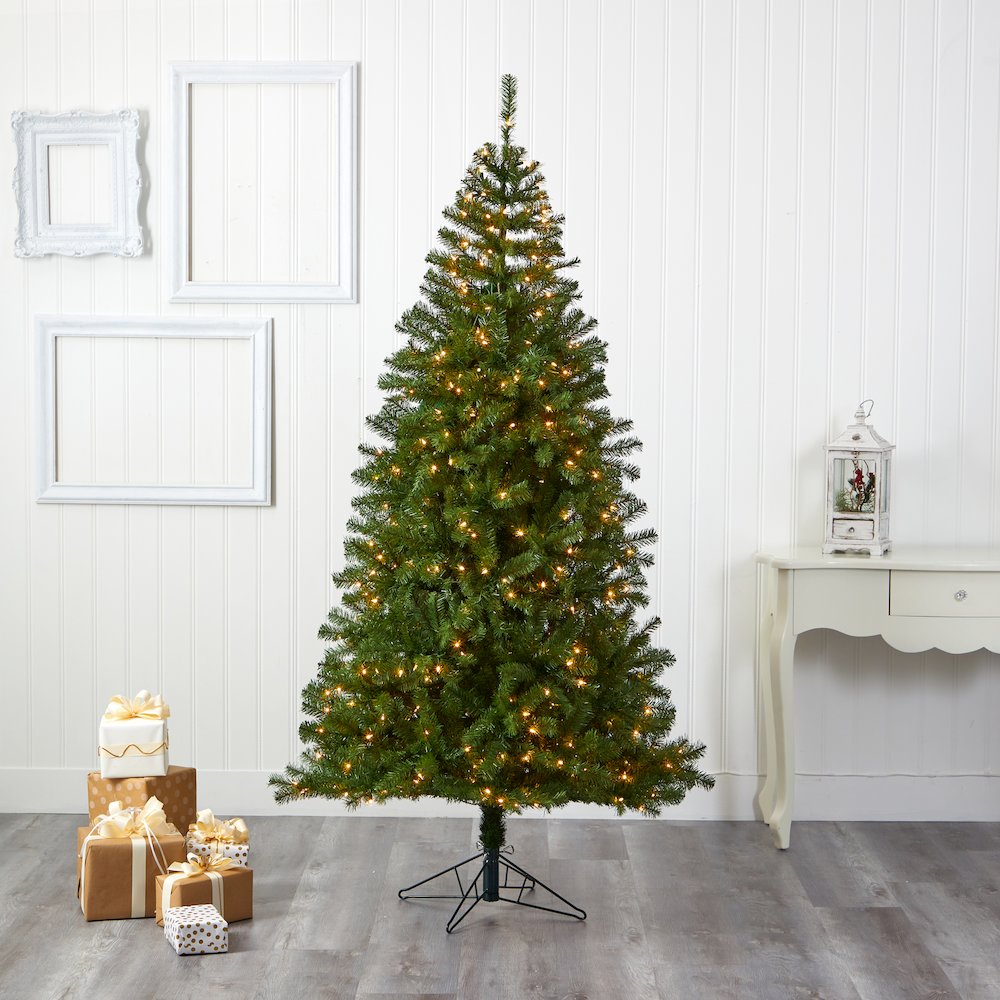 7ft. Springfield Artificial Christmas Tree with 400 Warm Clear Lights