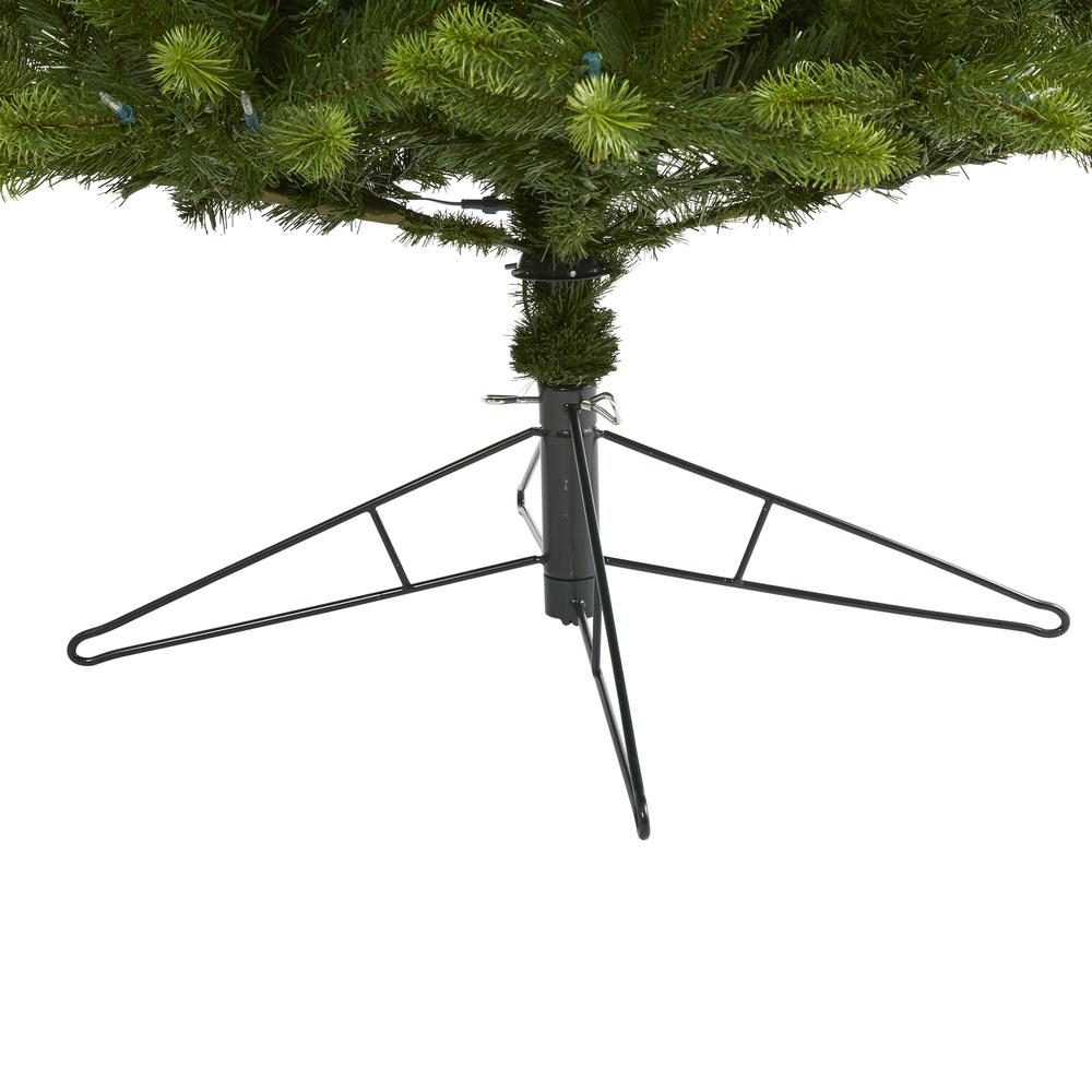8ft. Slim Virginia Spruce Artificial Christmas Tree with LED Lights
