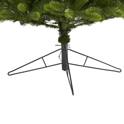 8ft. Slim Virginia Spruce Artificial Christmas Tree with LED Lights