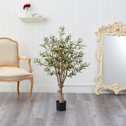 3.5ft. Olive Artificial Tree, Green