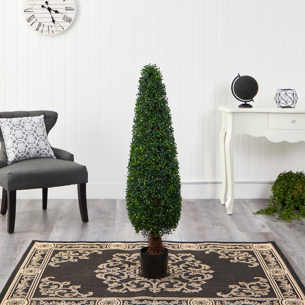 4ft. Boxwood Topiary Artificial Tree UV Resistant (Indoor/Outdoor)