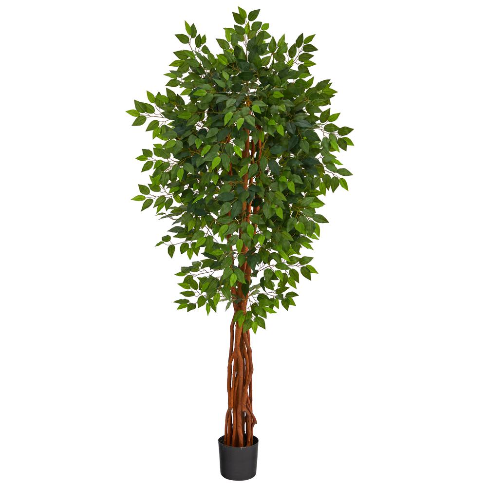 Mixed Floral Artificial Arrangement in Rectangular Wood Planter