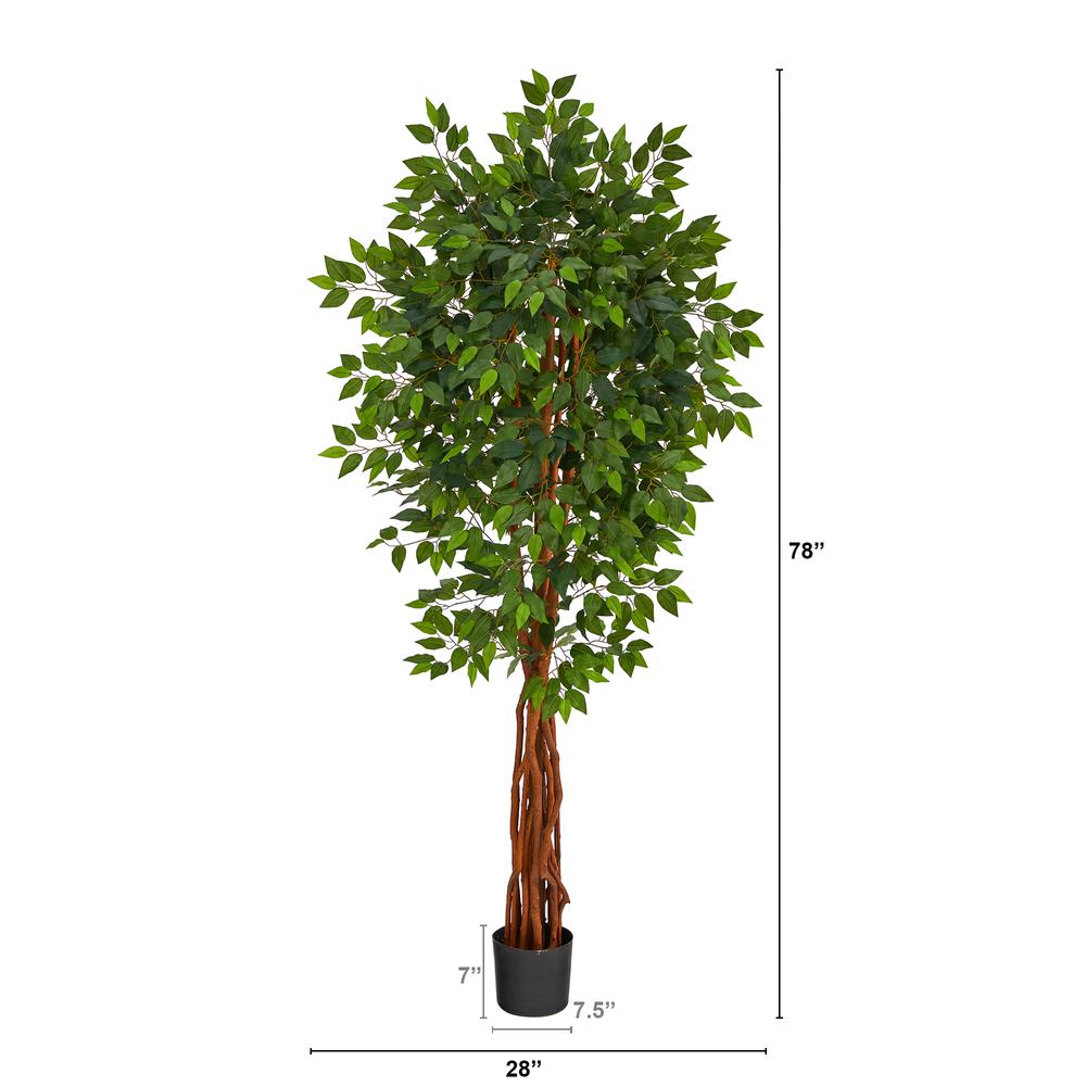 Mixed Floral Artificial Arrangement in Rectangular Wood Planter