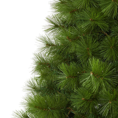 6ft. Green Scotch Pine Artificial Christmas Tree with 300 Clear LED Lights