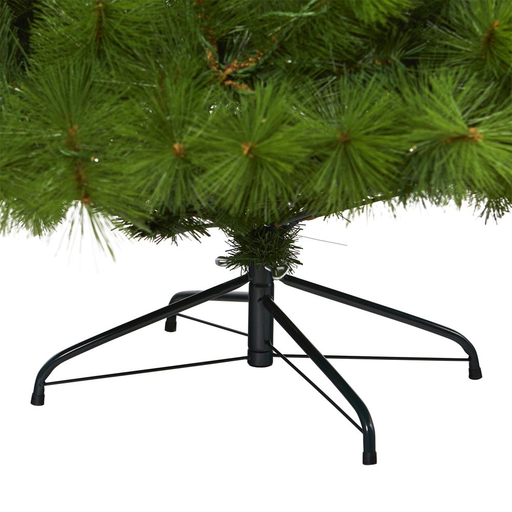 6ft. Green Scotch Pine Artificial Christmas Tree with 300 Clear LED Lights