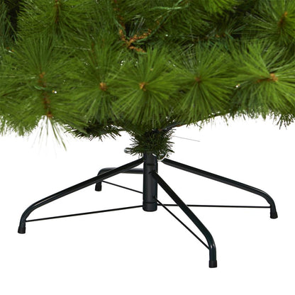6ft. Green Scotch Pine Artificial Christmas Tree with 300 Clear LED Lights