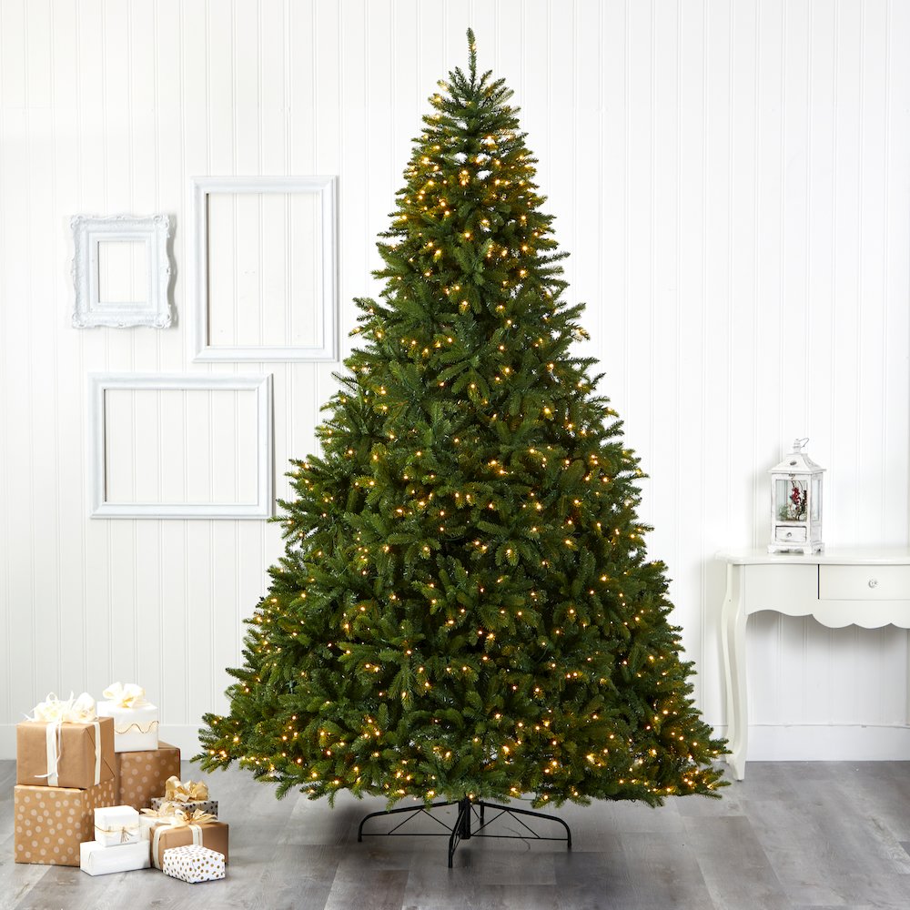 9ft. Sierra Spruce Artificial Christmas Tree with 1000 Clear LED Lights