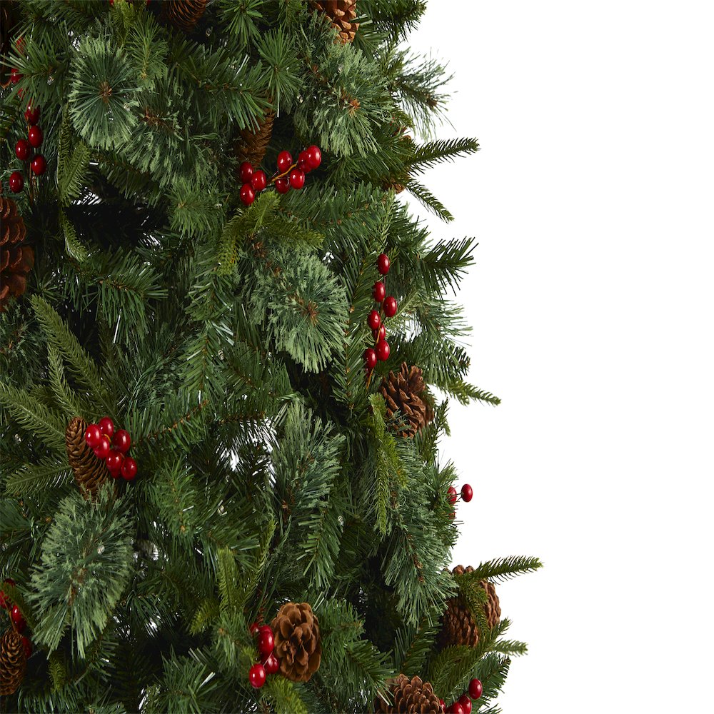 7.5ft. Norway Mixed Pine Artificial Christmas Tree with 450 Clear LED Lights