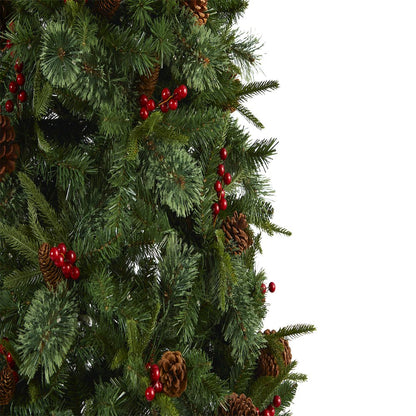 7.5ft. Norway Mixed Pine Artificial Christmas Tree with 450 Clear LED Lights