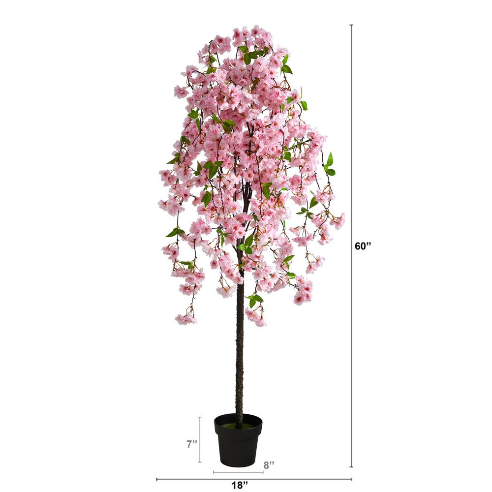 5ft. Cherry Blossom Artificial Tree Pink