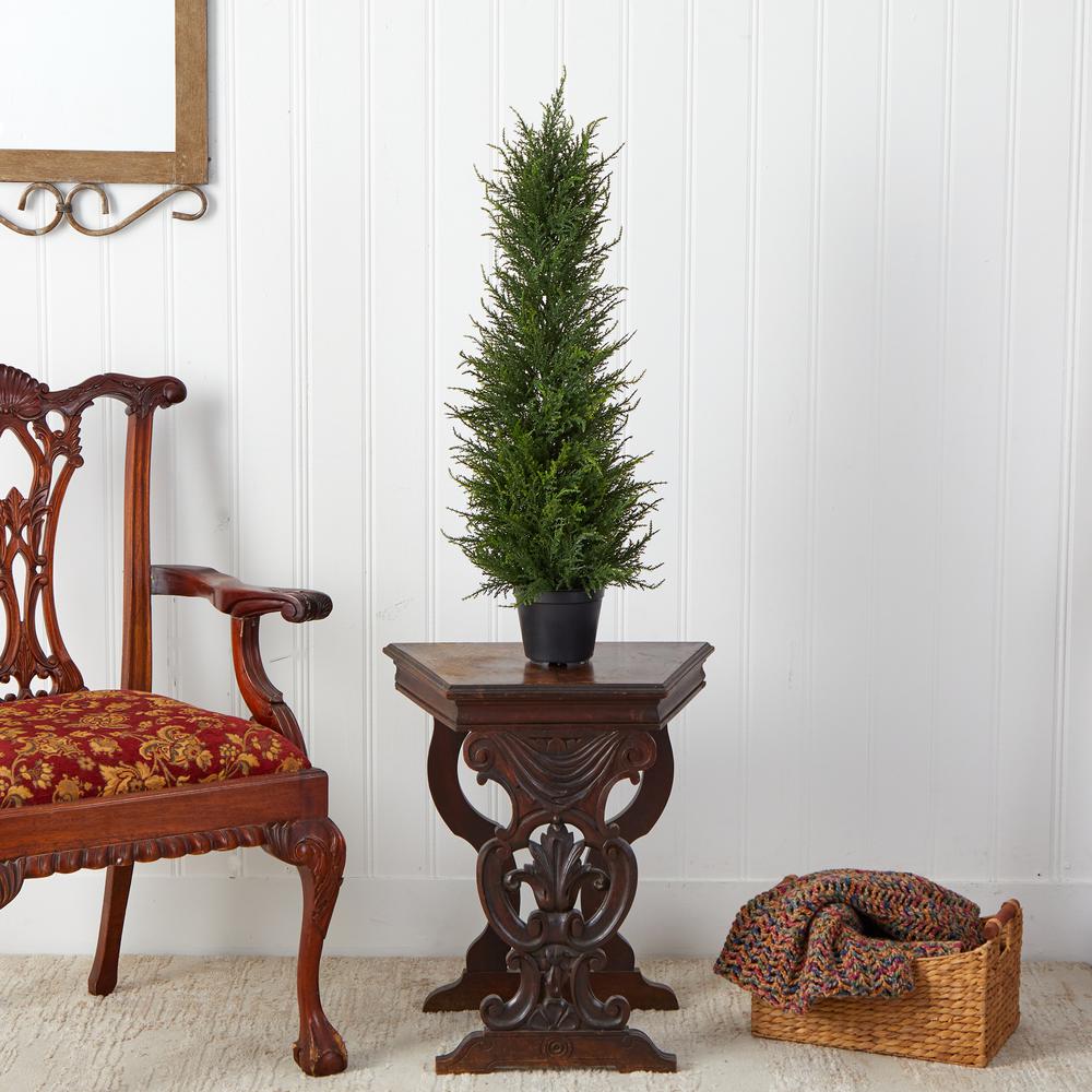 2.5ft. Cypress Artificial Tree UV Resistant (Indoor/Outdoor)
