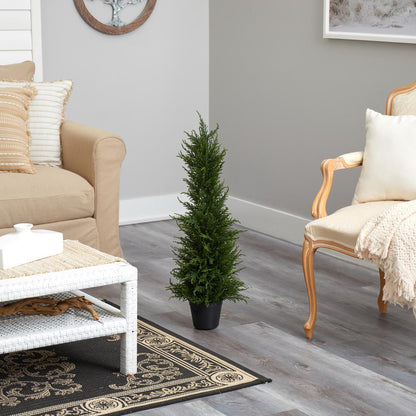 2.5ft. Cypress Artificial Tree UV Resistant (Indoor/Outdoor)