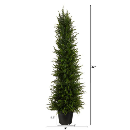 3.5ft. Cypress Artificial Tree UV Resistant (Indoor/Outdoor)
