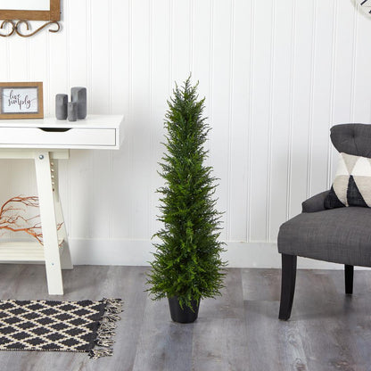 3.5ft. Cypress Artificial Tree UV Resistant (Indoor/Outdoor)