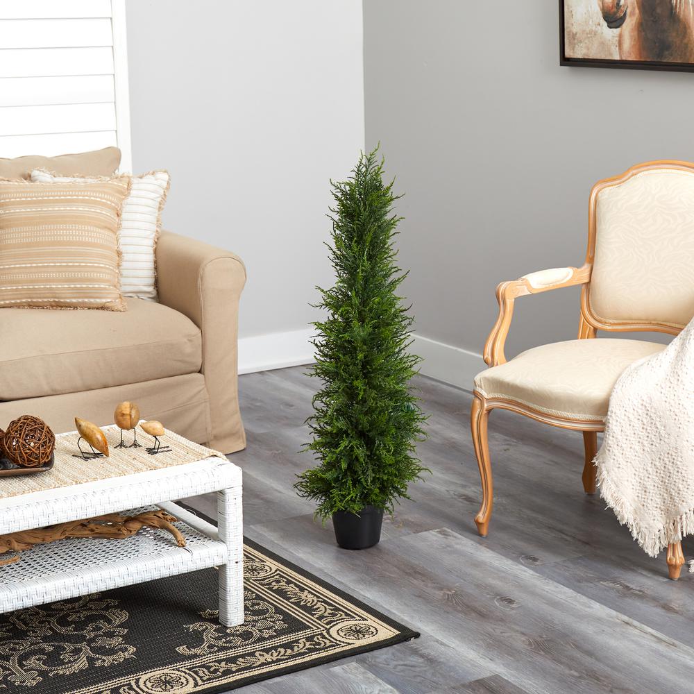 3.5ft. Cypress Artificial Tree UV Resistant (Indoor/Outdoor)