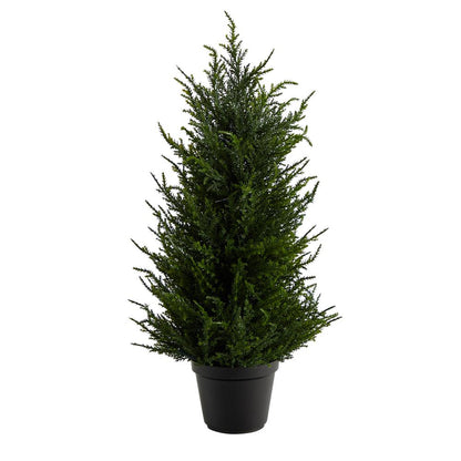 18in. Cedar Artificial Tree with LED Lights UV Resistant (Indoor/Outdoor)