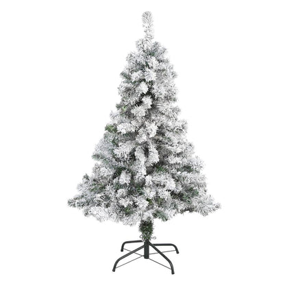 4ft. Flocked Rock Springs Spruce Artificial Christmas Tree