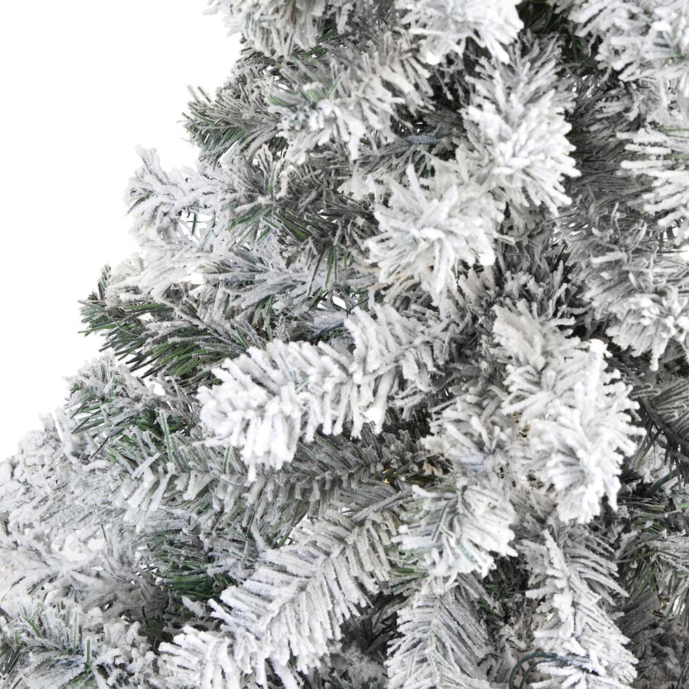 4ft. Flocked Rock Springs Spruce Artificial Christmas Tree