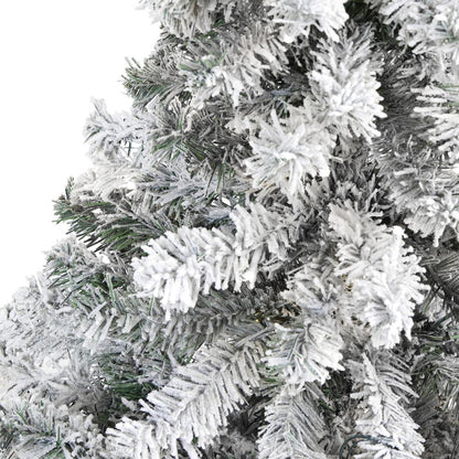 4ft. Flocked Rock Springs Spruce Artificial Christmas Tree