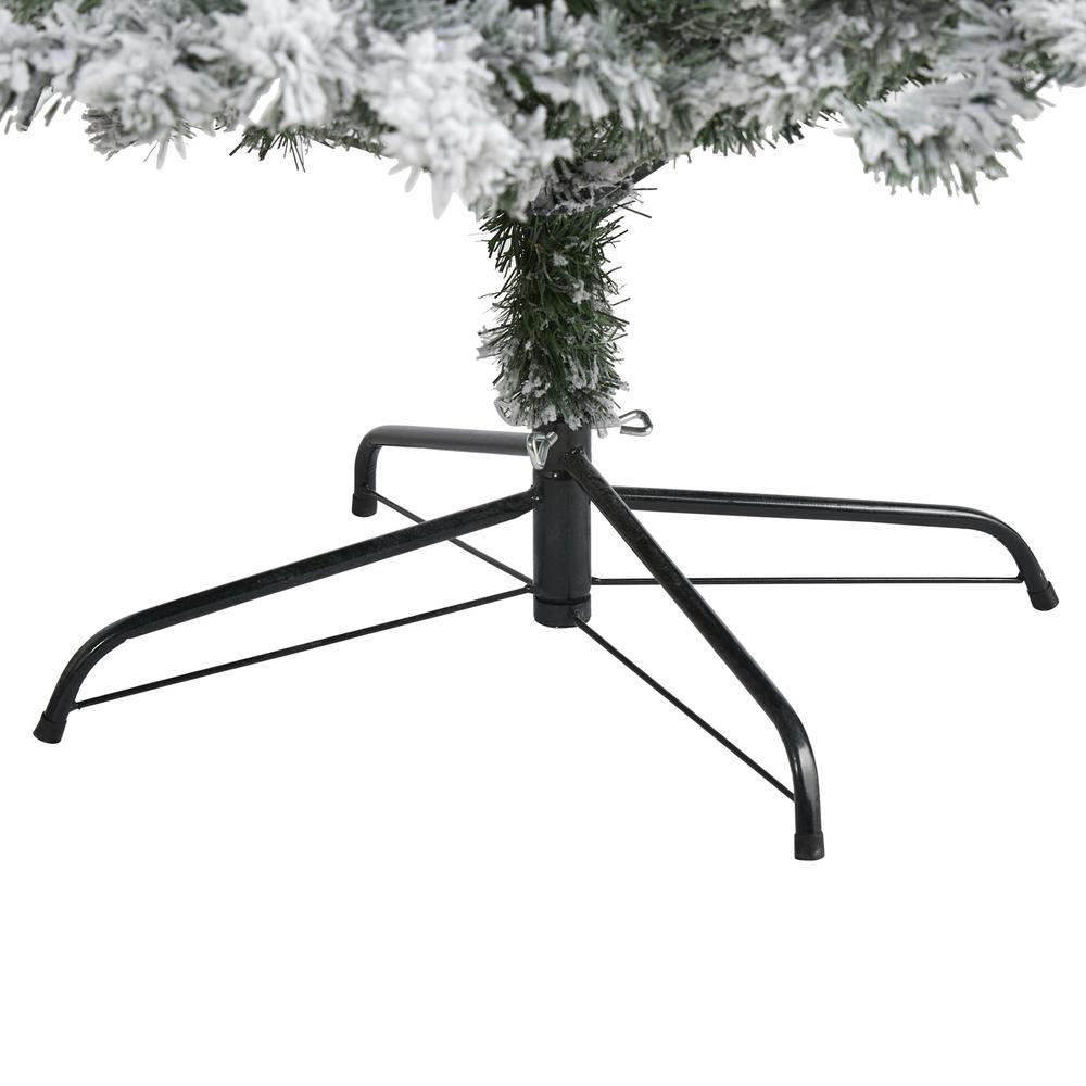 8ft. Flocked Rock Springs Spruce Artificial Christmas Tree