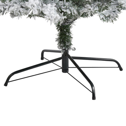 8ft. Flocked Rock Springs Spruce Artificial Christmas Tree