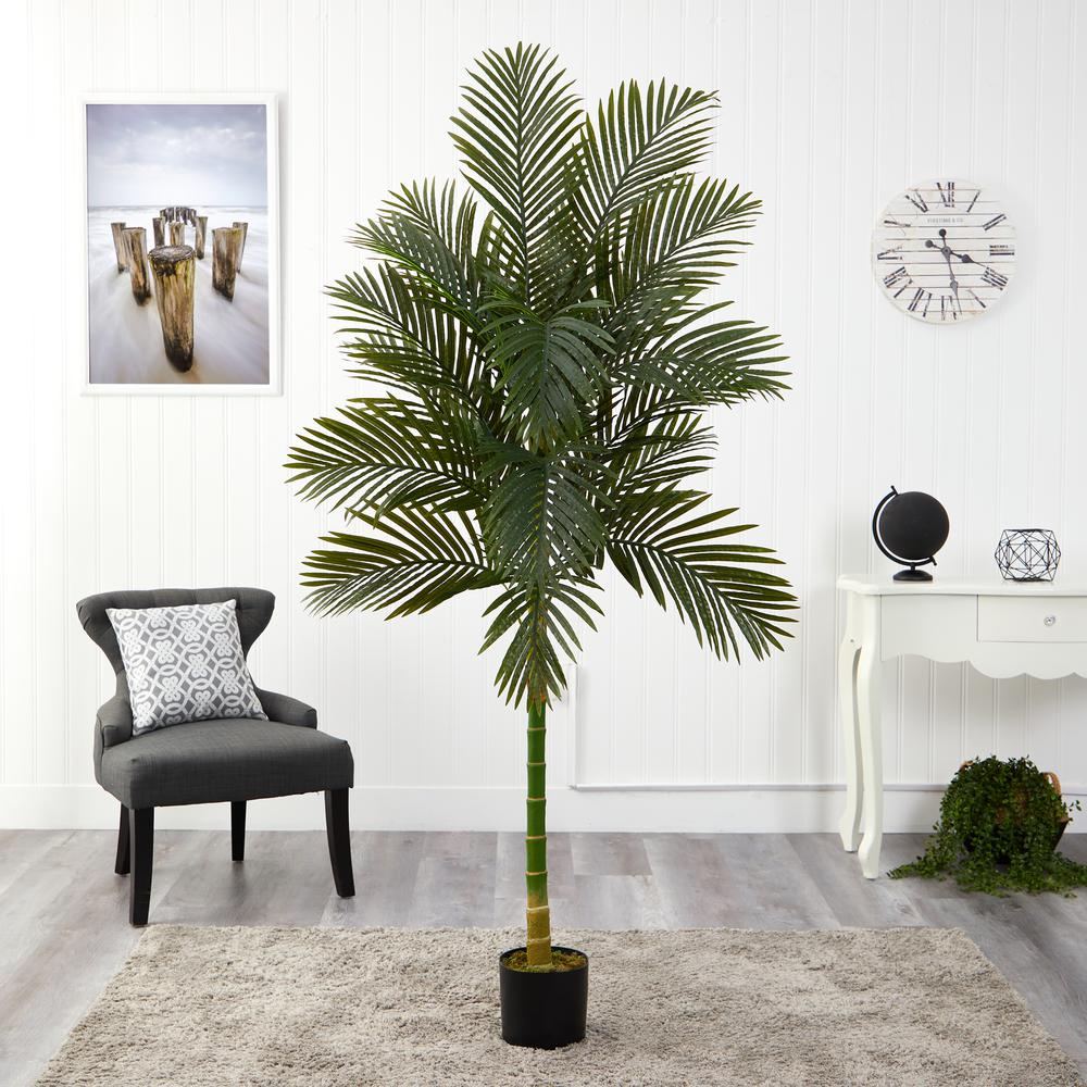 7ft. Golden Cane Artificial Palm Tree