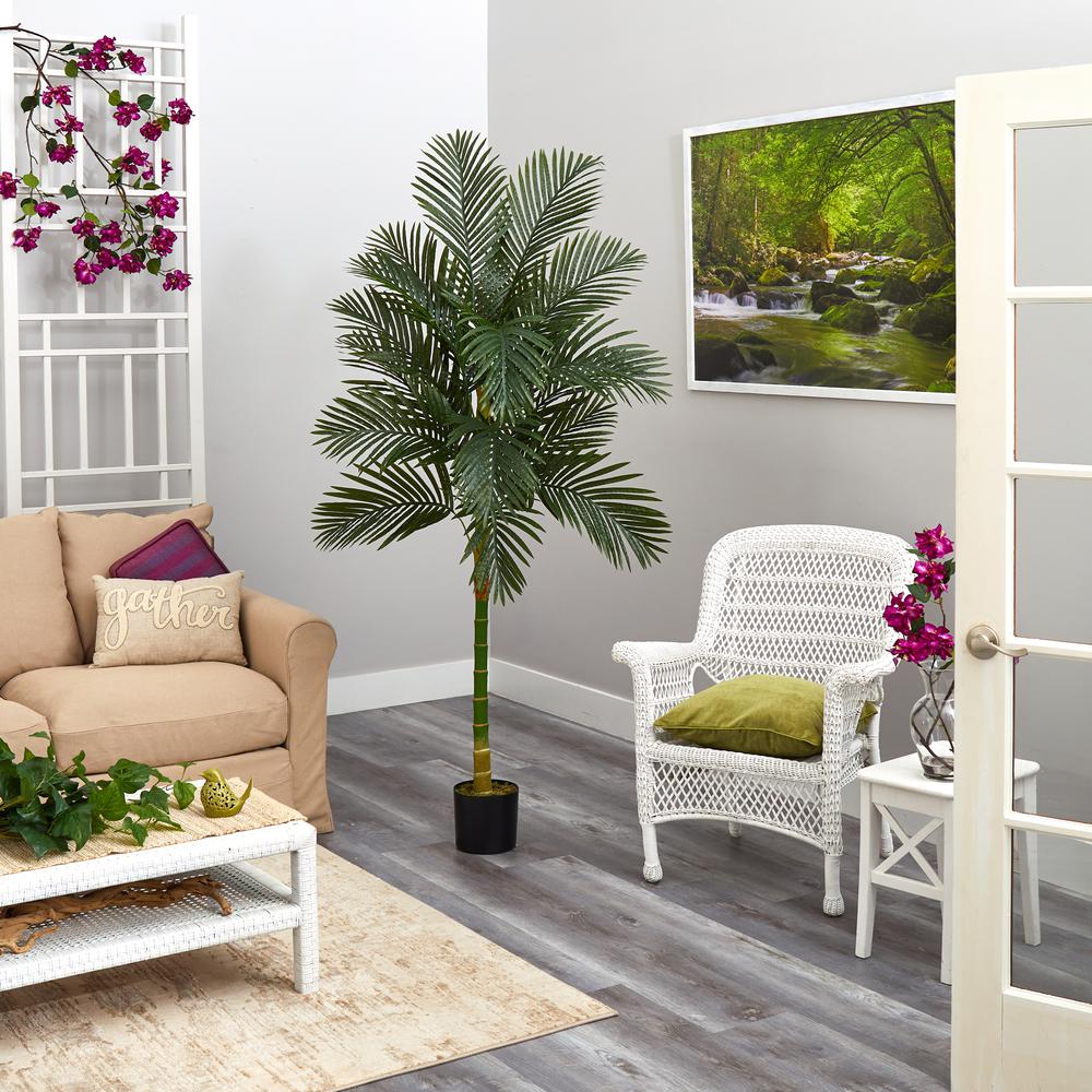 7ft. Golden Cane Artificial Palm Tree
