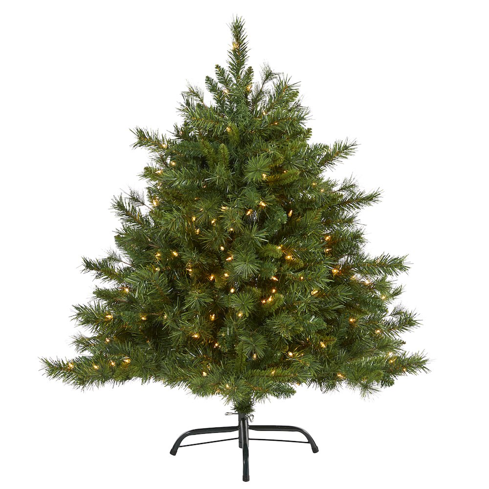4ft. Wyoming Mixed Pine Artificial Christmas Tree with 250 Clear Lights
