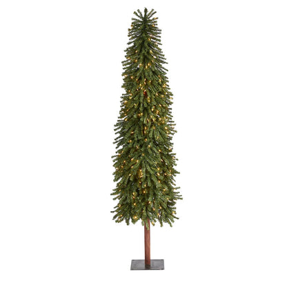 7ft. Grand Alpine Artificial Christmas Tree with 400 Clear Lights