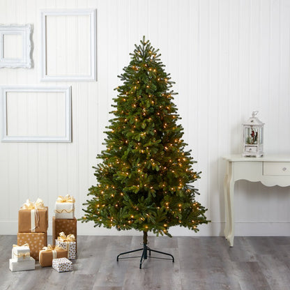 6.5ft. Washington Fir Artificial Christmas Tree with 400 Clear Lights