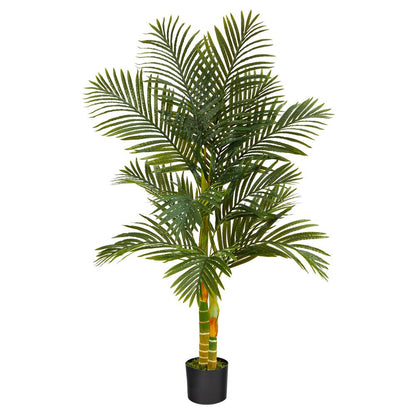 5ft. Golden Cane Artificial Palm Tree, Green
