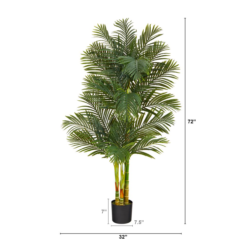 6ft. Golden Cane Artificial Palm Tree