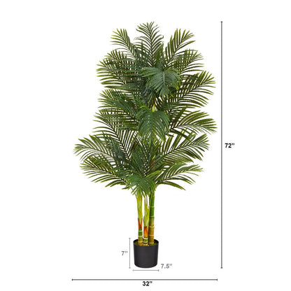 6ft. Golden Cane Artificial Palm Tree