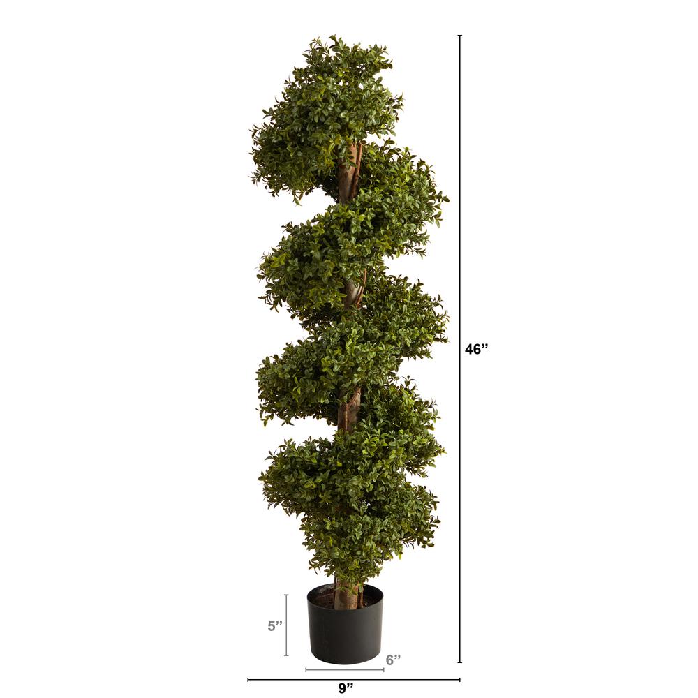 46in. Boxwood Spiral Topiary Artificial Tree