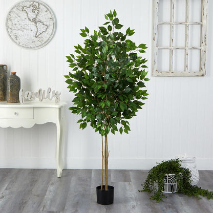 64in. Ficus Artificial Tree UV Resistant (Indoor/Outdoor)