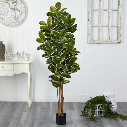 6ft. Oak Artificial Tree UV Resistant (Indoor/Outdoor)