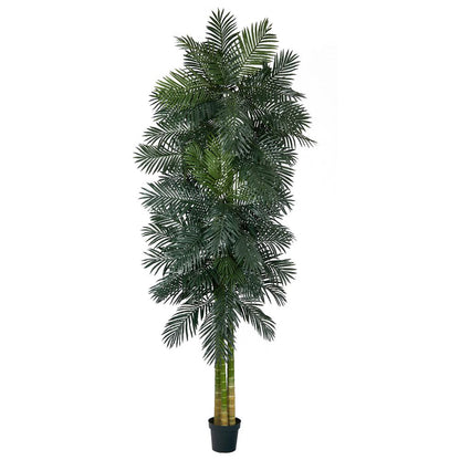 10ft. Triple Stalk Golden Cane Artificial Palm Tree