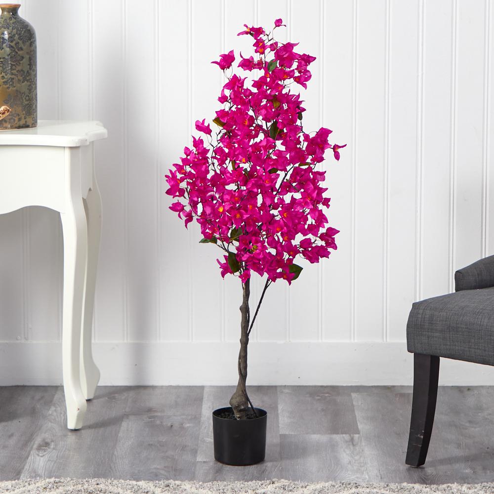 4ft. Bougainvillea Artificial Tree, Pink